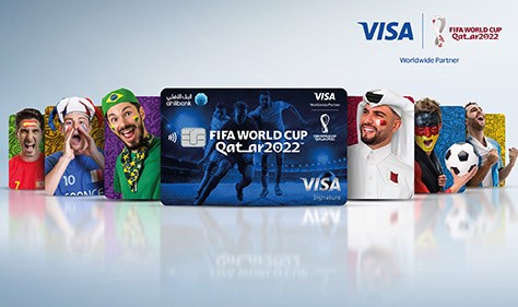 البنك الأهلي يطلق حملة ترويجية تتيح لعملائه فرصة الفوز بتذاكر لمباريات كأس العالم FIFA قطر 2022™ مقدّمة من شركة Visa