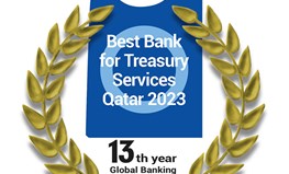 البنك الأهلي يفوز بجائزة "أفضل بنك لخدمات الخزينة في قطر لعام 2023"